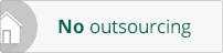 Kein Outsourcing